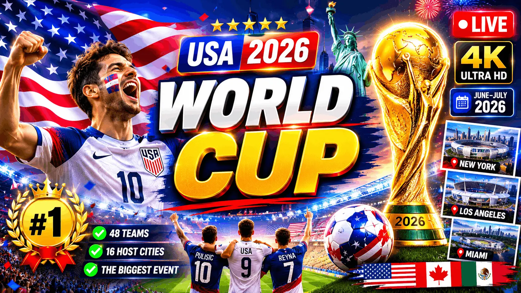 Watching the 2026 World Cup in the USA: FOX, Telemundo & 4K HDR Guide